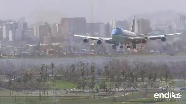Una periodista puertorriqueña en el Air Force One