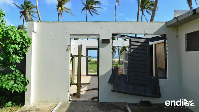 "El centro de vacaciones de Punta Santiago quedó destruido en su totalidad"