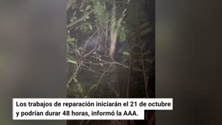 Compleja avería en el Superacueducto: lo que se vio en la escena